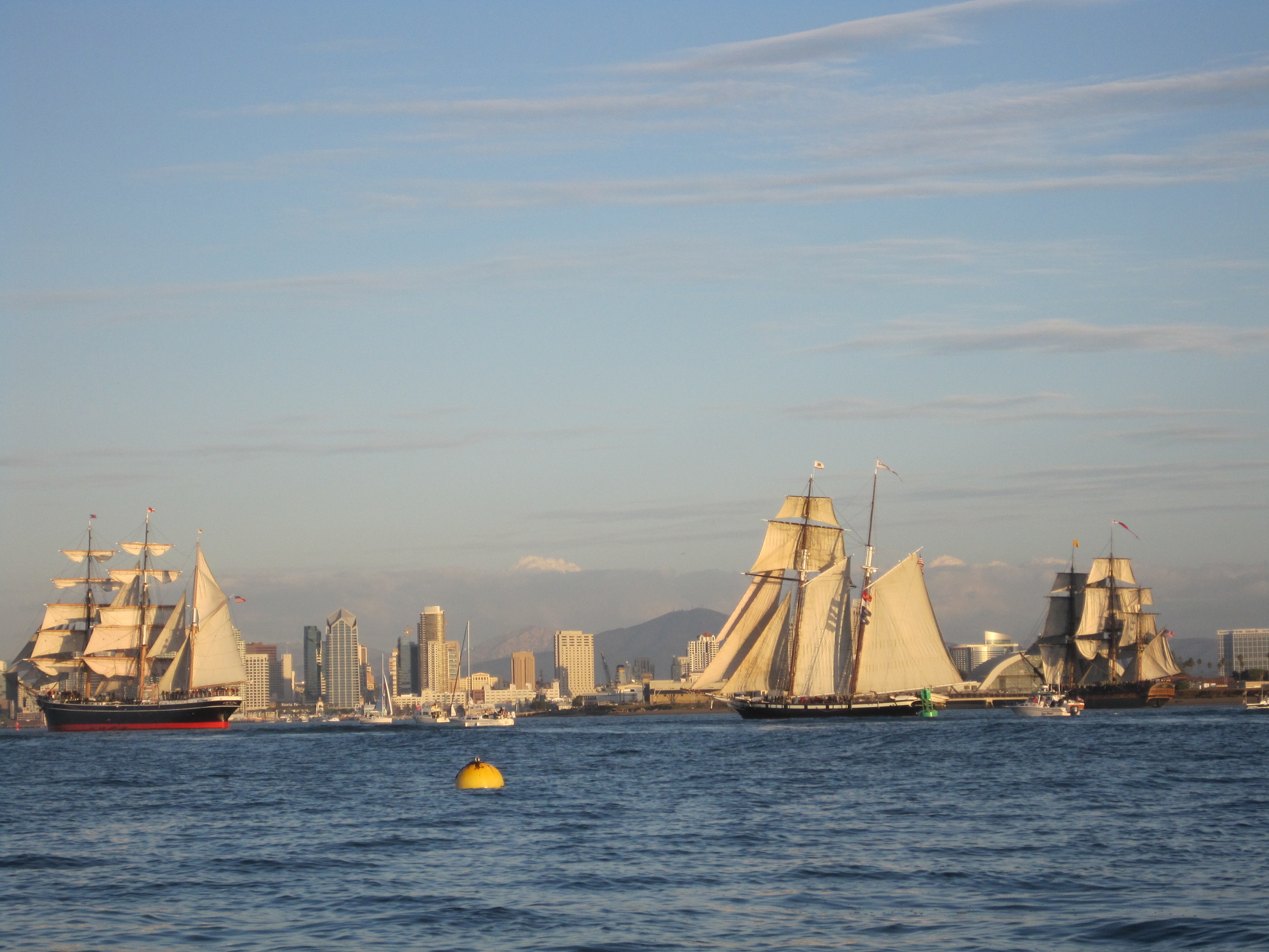 Tall Ships in San Diego Harbor
